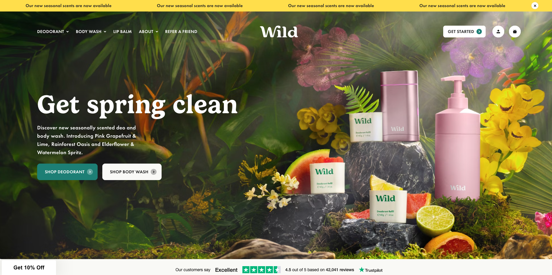 wild homepage